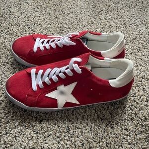 Red Golden Goose Sneakers